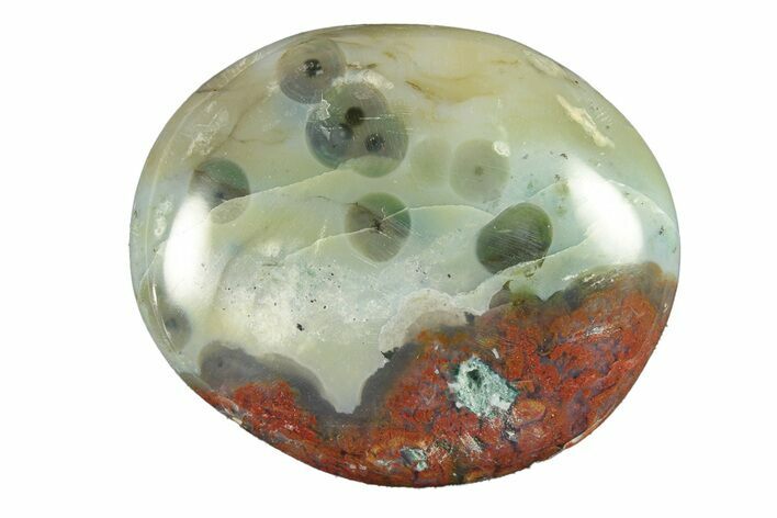 Polished Ocean Jasper Stone - New Deposit #261182